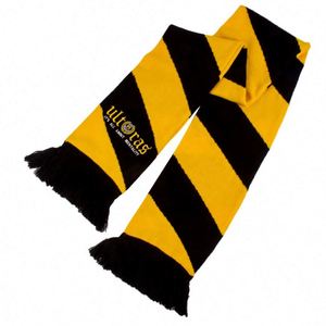 Écharpe de supporter de football en tricot personnalisée avec logo imprimé, vente en gros d'usine - Product Image 5