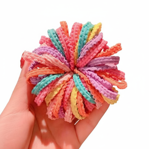 Accessori per capelli da donna di tendenza in raso con nastro di perle in tessuto con coda di cavallo Design semplice vendita calda all'ingrosso - Product Image 2