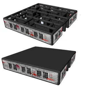 Labyrinthe gonflable noir personnalisé <span class=keywords><strong>Halloween</strong></span> repaire jeu cour hante décorations <span class=keywords><strong>Halloween</strong></span> gonflable <span class=keywords><strong>maison</strong></span> <span class=keywords><strong>hantée</strong></span> labyrinthe - Product Image 1