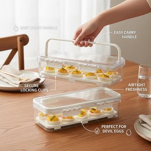 Modern Fresh Storage Box Effective Freshness Preservation <b>Fridge</b> Container Food Grade PET Plastic Rectangle Shape - Product Image 3