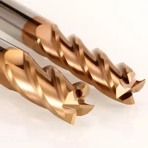 BKEA Hrc58 Solid Carbide Endmill Cnc Cutter Tool Milling Cutter Router Bits End Mill For Metal