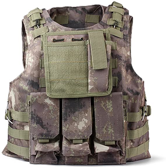 Прочный Многофункциональный боевой тактический жилет для тренировок