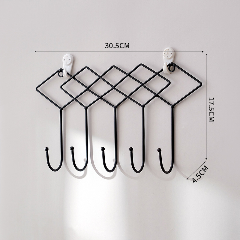 Gancio prismatico nero piccolo