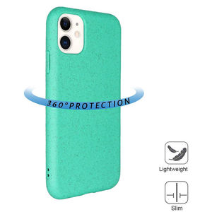 Écologique biodégradable pratique <span class=keywords><strong>collier</strong></span> compostable paille de blé téléphone étui avec chaîne <span class=keywords><strong>collier</strong></span> avec sangle cordon pour <span class=keywords><strong>iphone</strong></span> 15 - Product Image 2