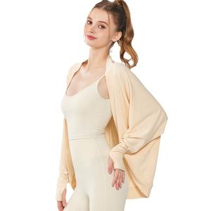 Haut de yoga décontracté pour femmes, avec manchettes à pouce, pour le sport en plein air, le yoga, le pilates et la gym - Product Image 5