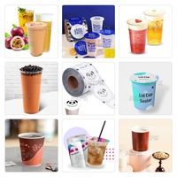 HZPK WY-680 90mm 95mm Machine à sceller automatique pour gobelets en papier plastique Boba pour boissons