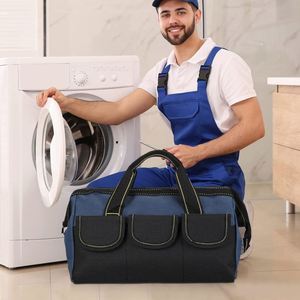 Muestra gratuita: Bolsa de herramientas con múltiples bolsillos y asa rígida para electricistas y mecánicos, del fabricante. - Product Image 4