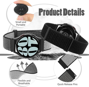 ขายส่งสายนาฬิกาขนาด 18 มม. สำหรับ <span class=keywords><strong>Garmin</strong></span> Venu <span class=keywords><strong>4</strong></span> 41 มม./Venu 3S/Venu 2S /Vivoactive 4S/<span class=keywords><strong>Vivomove</strong></span> 3S/Forerunner 255S/255S Music/265S - Product Image 3