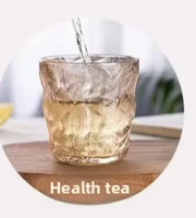 Gobelet à eau en verre transparent sans pied ni couvercle, résistant à la chaleur, grande capacité, avec couvercle respirant, design couleur unie
