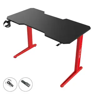 Tabela de computador led envio rápido fácil instalação e ideias diy gratuitas por baixo de $100 mesa de jogo em formato de t