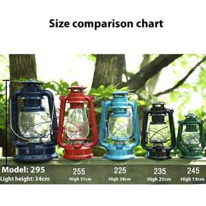 Factory Supply <b>Large</b> 31CM 19CM 25CM Portable Outdoor Tent Camping Atmosphere Lighting Kerosene Lamp - Product Image 6