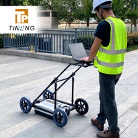 Equipo de Prueba No Destructiva para Ingeniería, Detector de Tuberías Subterráneas con Radar de Penetración Terrestre Serie TPGPR