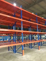 Système de rayonnage industriel robuste sans boulons en acier avec protection ESD pour solutions de stockage en vrac en entrepôt