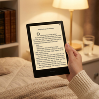 Lector de Libros Electrónicos con Pantalla Táctil Portátil de 6 Pulgadas con WiFi y Android, Dispositivo Lector de Libros Electrónicos con Pantalla de Tinta Electrónica