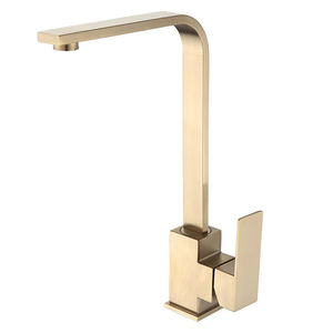 Grifo <span class=keywords><strong>de</strong></span> Cocina Termostático <span class=keywords><strong>de</strong></span> Acero Inoxidable Dorado <span class=keywords><strong>de</strong></span> 201 mm, para Montaje en Encimera, Agua Fría/Caliente, para Baño, Precio <span class=keywords><strong>de</strong></span> Fábrica Personalizado - Product Image 1