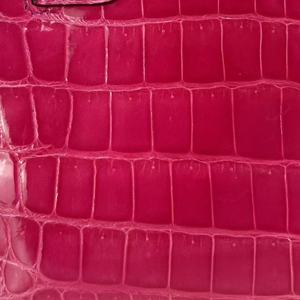 Bolso Tote de Piel de <span class=keywords><strong>Cocodrilo</strong></span> Hecho a Mano de Alta Gama para Damas, Bordado y Remachado con Forro de Cuero Genuino - Product Image 3
