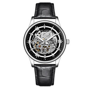 Reloj de gama alta para hombre, Esqueletizado reloj de pulsera resistente al agua de cuarzo, elegante y versátil - Product Image 6