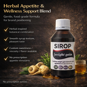 Jarabe para Aumentar de Peso, para Estimular el Apetito y Mejorar <span class=keywords><strong>la</strong></span> Curva Corporal, Bebida de Marca Privada con Empaque Personalizado para Marcas de Fitness para Adultos - Product Image 3