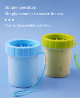 Nettoyeur universel de pattes pour chats et chiens, gobelet de lavage automatique des pattes avec fonction de nettoyage sans essuyage