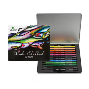 Juego de Lápices de Colores Sin Madera LEADUR, Certificado ISO9001, Redondos, 145x7.2mm, <span class=keywords><strong>36</strong></span> Colores, para Dibujar y Escribir, Gran Venta 2024 - Product Image 4