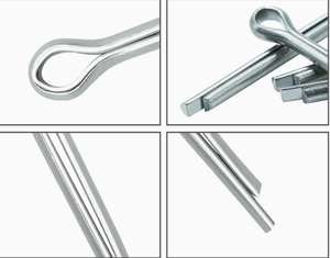 Pinos de Cotter de Aço Inoxidável <span class=keywords><strong>ISO</strong></span> <span class=keywords><strong>1234</strong></span> Padrão GB/T 91 |   Fornecedor de Fixadores de Bloqueio Resistentes à Corrosão - Product Image 2