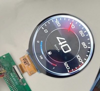 Écran tactile capacitif Lcd circulaire personnalisé 2.8 pouces Ips Tft Module d'affichage Lcd rond