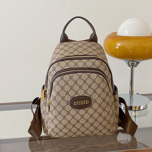 Sac à dos imprimé à motifs géométriques tendance. Sac à main de créateur de marque. Fabriqué en matériau PU de haute qualité.616 - Product Image 4