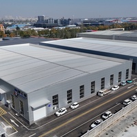 Unidades de Almacenamiento Prefabricadas Modernas, Cobertizo Económico, Estructura de Acero ASTM, Taller Industrial, Kit de Construcción de Almacén Logístico