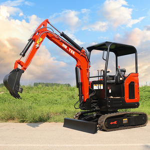 Miniexcavadora hidráulica HUAYEE de 2500 kg, excavadora pequeña de 2.5 toneladas con brazo giratorio, excavadora pequeña económica, miniexcavadora. - Product Image 1