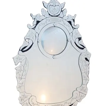 Wholesale price classic Venetian Mirror For home hotels Venetian frame Floor Beveled Decor looking glass reflect Silver Mirror