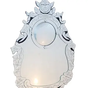 Espelho veneziano clássico para decoração de casas, espelho decorativo para decoração de pisos, para decoração de hotéis, espelho de prata