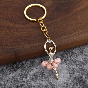 Collier pendentif unisexe en cristal pour fille danseuse de ballet, idéal pour les anniversaires, fabriqué en alliage de zinc - Product Image 3