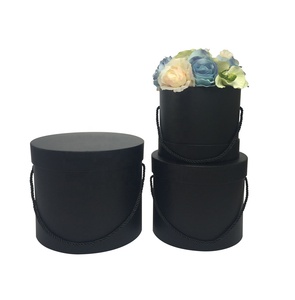 Scatole di dimensioni di nozze d'imballaggio di carta della scatola regalo del cilindro rotondo del fiore della rosa di lusso su ordinazione all'ingrosso per la mamma mamma san valentino - Product Image 4
