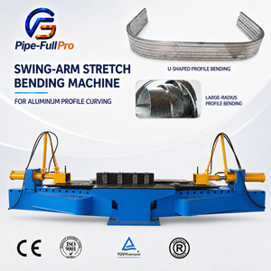 Multi Station Stretch <b>Bending</b> <b>Machine</b> for Metal Tube Profile Extrusion Channel Curving Forming Processing Equipment - Product Image 1