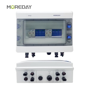 Premium IP65 PV Waterproof <strong>Combiner</strong> <strong>Box</strong> DC600V 1000V Plastic 4-in-1 DC <strong>Combiner</strong> for Solar Panel System 2 3 4 6 <strong>8</strong> 10 <strong>Strings</strong> - Product Image 1