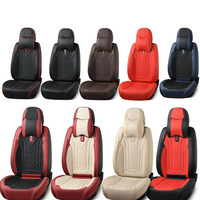 Accessoires d'intérieur de voiture décoration coussin de siège ensemble complet housse de siège de luxe housse de siège en cuir Sport housses de siège de voiture