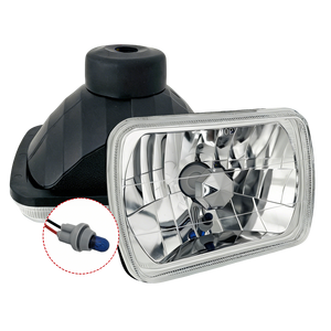 Faro Halógeno Semisellado <span class=keywords><strong>de</strong></span> 7x6 Pulgadas H6054, Faro Cuadrado H4 para Jeep XJ YJ, Ford E-Series, Toyota Hilux, Camioneta Clásica - Product Image 1