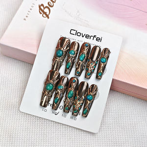 DIY Beschädigungsfreie Aufklebenägel - 4 Größen Wiederverwendbare Langlebige Acryl-Kunstnägel - Product Image 1