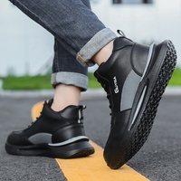 Bottes de sécurité de travail pour hommes GUYISA, semelle extérieure en PU, légères, respirantes, avec embout en acier, directement de l'usine