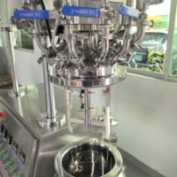Homogénéisateur à vide automatique, émulsifiant en acier inoxydable 304, mélangeur émulsifiant pour la production de crème cosmétique, lotion, soins de la peau