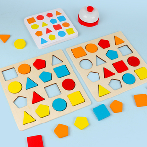 Rompecabezas de Madera Montessori Sky para el Desarrollo del Pensamiento Lógico Infantil, Juego Educativo de Combinación de Formas, Certificado EN71, para Niños de <span class=keywords><strong>5</strong></span> a 7 <span class=keywords><strong>Años</strong></span> - Product Image 1
