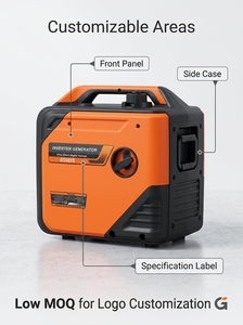 Générateur portable à onduleur ultra silencieux 4,0 kW, 3500 watts, station d'alimentation légère à <span class=keywords><strong>essence</strong></span> pour le camping, les camping-cars et les caravanes - Product Image 3