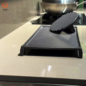 Bandeja Rectangular <span class=keywords><strong>para</strong></span> Asar Carne, Ecológica y Fácil de Limpiar, de Hierro Fundido, <span class=keywords><strong>sin</strong></span> Asas, <span class=keywords><strong>para</strong></span> Cocina - Product Image 1
