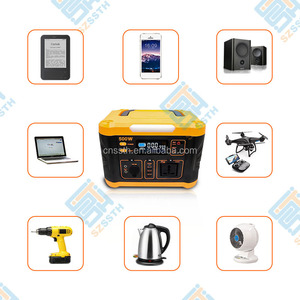 Station d'alimentation portable solaire de grande capacité 500W pour les campeurs, stockage d'énergie en plein air, source d'alimentation - Product Image 5