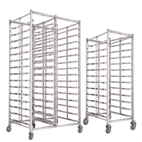 Chariot de buffet électrique Ruining en acier inoxydable à 16/32 plateaux, durable, pour la cuisson et le refroidissement, idéal pour les hôtels et restaurants