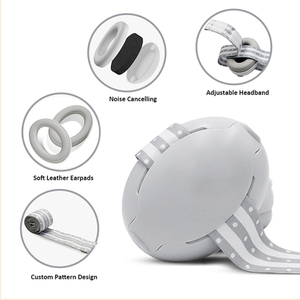 Diadema ajustable para bebés de 0 a 3 años, auriculares con cancelación de <span class=keywords><strong>ruido</strong></span> de tacto suave a presión cero, <span class=keywords><strong>orejeras</strong></span> de protección auditiva para bebés - Product Image 5