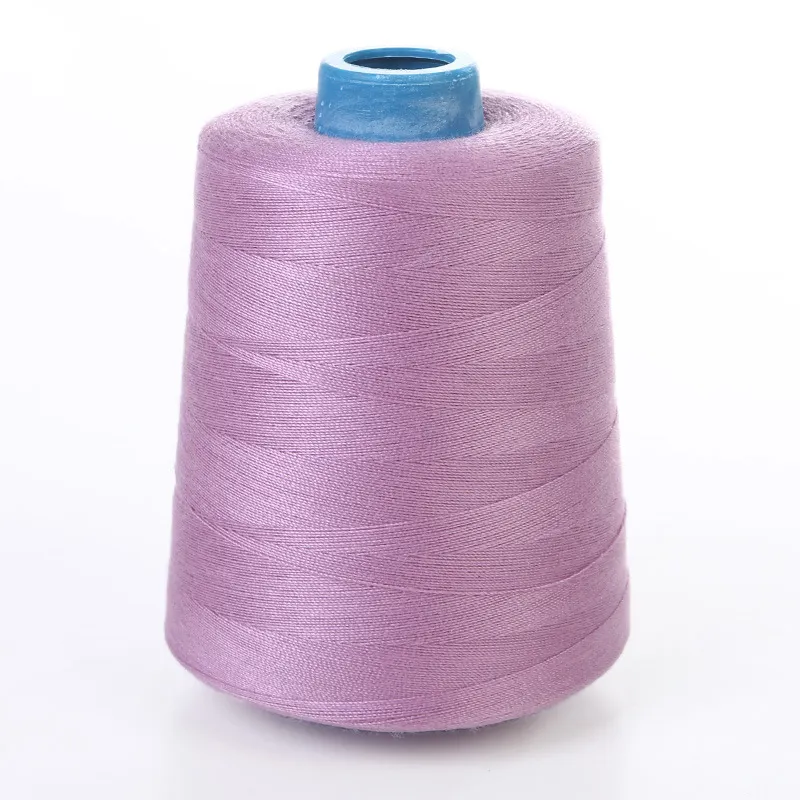 Manufacturer Supply 100% Spun Polyester Sewing Thread Raw White 20/2 40/2 50/2 60/2 80/2 Water Soluble Thread