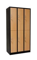 Armoire de rangement en métal durable à 6 portes armoire de rangement bon marché pour clés armoire de rangement en métal pour salle de sport armoire en acier armoire en métal en acier