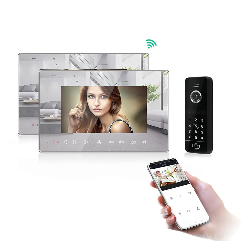 Tuya smart intercom system code access sip video door phone with IC card unlock function