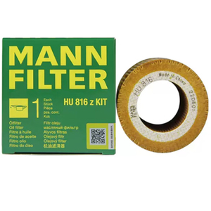 ไส้กรองน้ำมันเครื่อง HU816ZKIT สำหรับรถยนต์ BMW Huasong รหัสอะไหล่แท้: 11427640862 11427953125 11428683204 11427640862 สำหรับ MANN คุณภาพแท้จากโรงงาน - Product Image 1